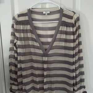 Joie silk long sleeve blouse shirt